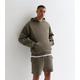 Men's Khaki Jersey Cargo Shorts New Look