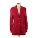 St. John Collection by Marie Gray Blazer Jacket: Mid-Length Red Solid Jackets & Outerwear - Women's Size 8
