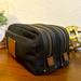 Coach Bags | Coach Cordura Double Zip Dopp Kit/Travel Bag - 32183 - Nwt | Color: Black/Brown | Size: 10.5l X 5h X 5.5w