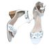 Kate Spade Shoes | Kate Spade White Laser Vut Willow Heels | Color: White | Size: 9