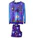 Disney Intimates & Sleepwear | Disney Eeyore Pajamas M (8-10) Christmas Fleece Purple Top And Bottoms Set Blue | Color: Blue | Size: M