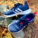 Adidas Shoes | Adidas Boys Athletic Shoesnavy Blue With White Solesize 3 | Color: Blue/White | Size: 3bb