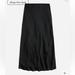 J. Crew Skirts | J. Crew Gwyneth Long Slip Skirt | Color: Black | Size: S