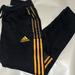 Adidas Bottoms | Adidas Boys Black And Gold Sweat Pants Size Large | Color: Black/Gold | Size: Lb