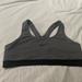 Nike Intimates & Sleepwear | Like New, Nike Dri-Fit Spandex Razorback Gray & Black Sports Bra, Size L | Color: Black/Gray | Size: L