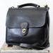 Coach Bags | Coach Willis Vintage 1998 Black Leather Crossbody Handbag Satchel | Color: Black | Size: Os