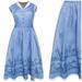 Disney Dresses | Disney Parks Beauty & The Beast Belle Dress Small | Color: Blue | Size: S