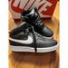 Nike Shoes | Nike Court Vision Womens Size 5.5 Mid Black White (Dn3577 001) Dunks High Top | Color: Black | Size: 5.5