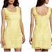 Lilly Pulitzer Dresses | Lilly Pulitzer Lonnie Yellow Lace Sleeveless Lined Cotton Shift Dress Size 8 Nwt | Color: White/Yellow | Size: 8