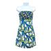 Lilly Pulitzer Dresses | Lilly Pulitzer Dress Womens 4 Strapless Mini Smocked Ruffle Dockside Sailboat | Color: Blue | Size: 4