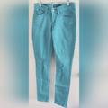 Levi's Jeans | Levi's Women's Misses Size 3m 26 X 32 Aqua/ Light Blue Jeans. Stretch Straight. | Color: Blue/Green | Size: 3j