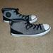 Converse Shoes | Euc Awesome Reflective Converse Syde Street Mid Black/White Men Sz 10. Women 12 | Color: Black/White | Size: 10