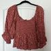 American Eagle Outfitters Tops | American Eagle Woman’s Spring Top | Color: Orange/Red | Size: M