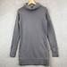 Athleta Sweaters | Athleta Women's Eco Wash Turtleneck Sweatshirt Dress Size Xxs | Color: Gray | Size: Xxs