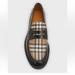 Burberry Shoes | Burberry "Shane" Penny Loafers In Calf Leather. Brand New In Box. Size 37 | Color: Black/Brown | Size: 7