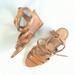 J. Crew Shoes | J. Crew Marci Patten Leather Wedge 7 Nude / Tan | Color: Cream/Tan | Size: 7