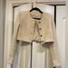 Zara Jackets & Coats | Cropped Zara Lady Jacket | Color: Cream/Tan | Size: L