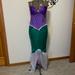 Disney Dresses | Disney/Leg Avenue Ariel Little Mermaid Costume, Adult Xl Purple & Green, Sparkly | Color: Green/Purple | Size: Xl