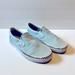 Vans Shoes | Light Blue Checkered Low Vans, Women’s 8.5 | Color: Blue/White | Size: 8.5