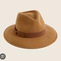J. Crew Accessories | J. Crew 100% Wool Western Hat With Grosgrain Trim | Color: Brown/Tan | Size: Os