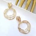Zara Jewelry | New! Zara Stainless Steel Hollow Earrings | Color: Gold | Size: Os