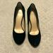 Nine West Shoes | Black Suede Nine West Dressy Heels | Color: Black | Size: 8.5