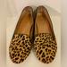 J. Crew Shoes | J.Crew Women's Calf Hair Leopard Cora 1341 Loafers Flats Size 9 Animal Print | Color: Brown/Tan | Size: 9