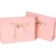 Gift Bags,Gift Wrap Boxes Envelope Gift Box,Silk Scarf Packaging Box With Elegant Bow Ribbon Party Gift Box Solid Color Cardboard Packaging(10 Pcs) (Color : Red*10) (Size : Pink*10)