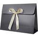 Gift Bags,Gift Wrap Boxes Envelope Gift Box,Silk Scarf Packaging Box With Elegant Bow Ribbon Party Gift Box Solid Color Cardboard Packaging(10 Pcs) (Color : Red*10) (Size : Carbon Black*10)