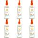 Crimson Kangaroo Fragrances 6 pack Set Of Calypso Medium Protection Clear Protect Dry Oil Spray for Wet & Dry Skin SPF30 200ml Bottles