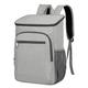 Qtynudy Backpack Coolers Insulated Leak Proof, Cooler Backpack Insulated Waterproof Thermal Bag,Portable Grey