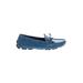 Saks Fifth Avenue Flats: Blue Print Shoes - Women's Size 6 1/2 - Almond Toe