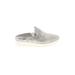 Antelope Mule/Clog: Silver Print Shoes - Women's Size 36 - Almond Toe