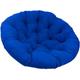 HRTS Papasan chair cushion Round Outdoor Waterproof Egg Chair Pad, Thicken Papasan Chair Cushion, Rattan Swing Egg Chair Garden Patio Indoor Outdoor Balcony and Living Room,D,110x110cm