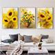 Diamond Painting Kits, 3 Pack DIY 5D Diamond Art for Adults Paint by Number with Gems Flower Sunflower Full Round Drill for Kids Embroidery Cross Stitch Art Craft Home Wall Decor Kit 24x36in E-57