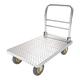 Push Cart Dolly Folding Platform Truck Steel Chassis and Handle Moving Push Hand Truck for Warehouse Basements Rolling Flatbed Cart Easy Transport Platform Truck (Size : 75 mute fire)