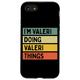 Hülle für iPhone SE (2020) / 7 / 8 "I'm Valeri Doing Valeri Things" Lustiges personalisiertes Zitat