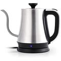 Gooseneck Kettle Electric Kettle,1L Water Kettle with Temperature Control Stainless Steel Pour Over Tea Pot with Fast Heating Auto-Shut Off Boil-Dry Protection Tech for Coffee Tea,practical