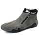 Men's Suede Desert Chukka Boots Fashion Casual Round Toe Platform Boots Fashion Men's Boots (Color : Grey, Size : 6.5 UK)