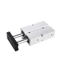Aluminum Alloy TN10/16/20/25/32 Type Pneumatic Cylinder 10-150mm Stroke Air Cylinder Twin shaft