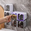 Wall-mounted Seasoning Box Salt Pepper Spice Rack Jar Storage Container Pepper Jar Seasoning Pot