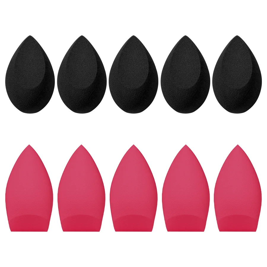 Valentinstag Mehrere Packungen, zweifarbiger Wassertropfen mit diagonalem Schnitt und doppeltem Schnitt, Nass- und Trockenschwamm Image