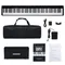 Tragbares 88 Tasten faltbares Klavier Digital piano Multifunktion ales elektronisches Tastatur
