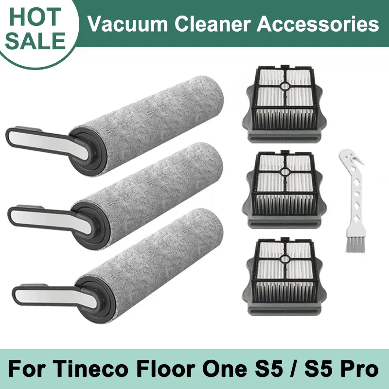 HEPA-Filter für Tineco Floor ONE S5 / S5 Pro Akku-Nass-Trockensauger Zubehör Soft Roller Brush Ersatzteile für Zuhause Image