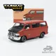 Asphalt arbeitet 1:64 Dodge Van Red #26 Modell auto aus Druckguss