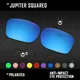 OOWLIT Linsen Ersatz Für Oakley Jupiter Squared OO9135 Sonnenbrille Polarisierte-Multi Farben