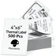 Pack of 500 Fan-Fold Labels Phomemo 4x6 Thermal Paper Printer Label Thermal Direct Shipping Label