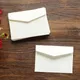 50pcs/lot Ivory White Mini Blank Envelopes for Greeting Cards Thank You Card Storage Bag Business