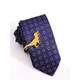 YEWANG men's tie clip Cartoon style dinosaur style buckle metal gift accessories