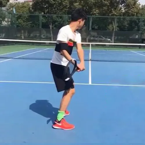 Tennisschläger Swing Track Trainer zur Reduzierung von Swing Track Guiding Hilfs-Fitness-Übungsausrüstung Small Stroke Exerciser